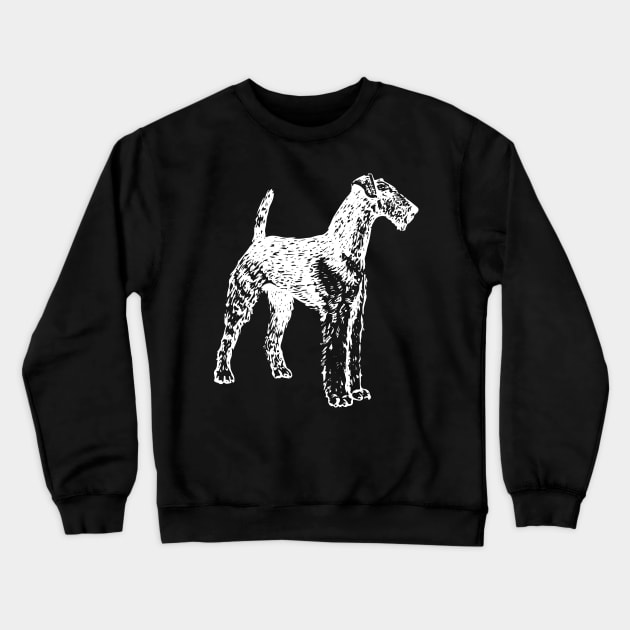 Airedale Terrier Pet Dog Crewneck Sweatshirt by terrybain